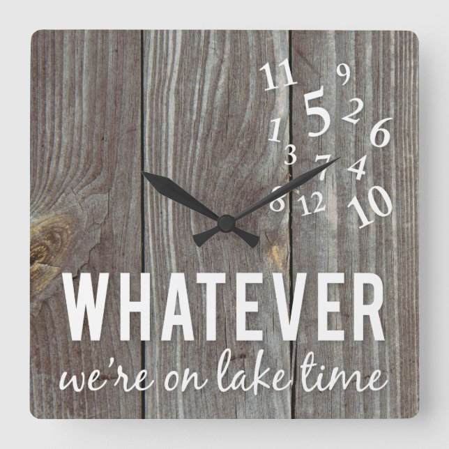 Relógio de Tempo lago (Frente)