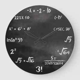Relógio de Teste de Matemática (Personalizado)