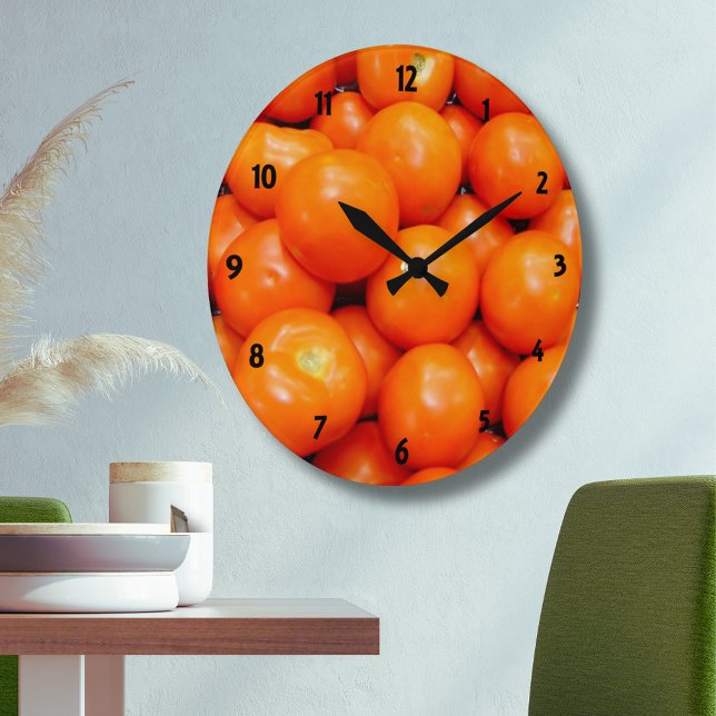 Relógio de Tomates Vermelhos (Red Tomatoes Clock)