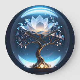 Relógio de Tranquilidade do Lotus Globe