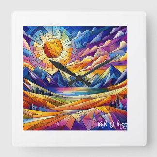 Relógio De Vidro De Montanha