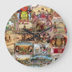 Relógio de Vintagem de Nostalgia Cubana