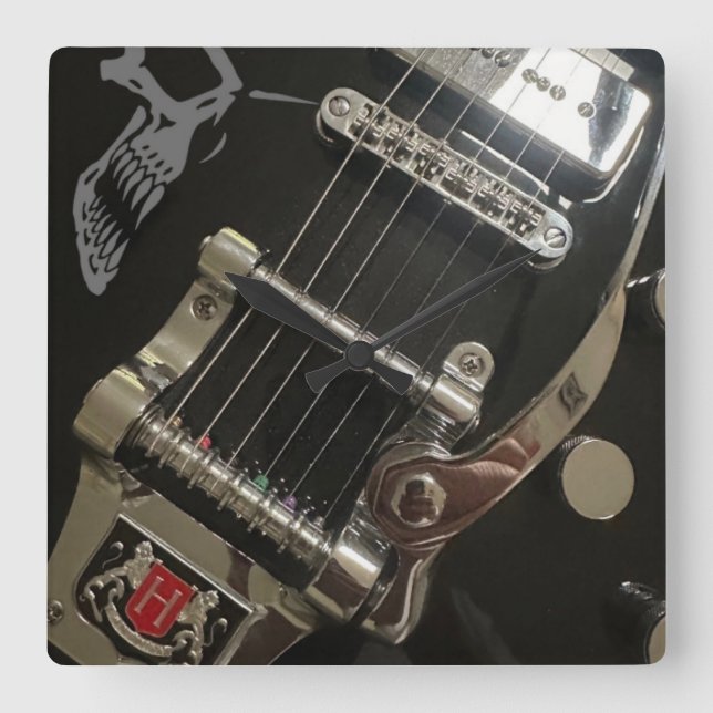 Relógio de violão de rawdad (Frente)