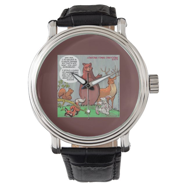 Relógio de Visualização da Vida Selvagem sobre Mud (Frente)