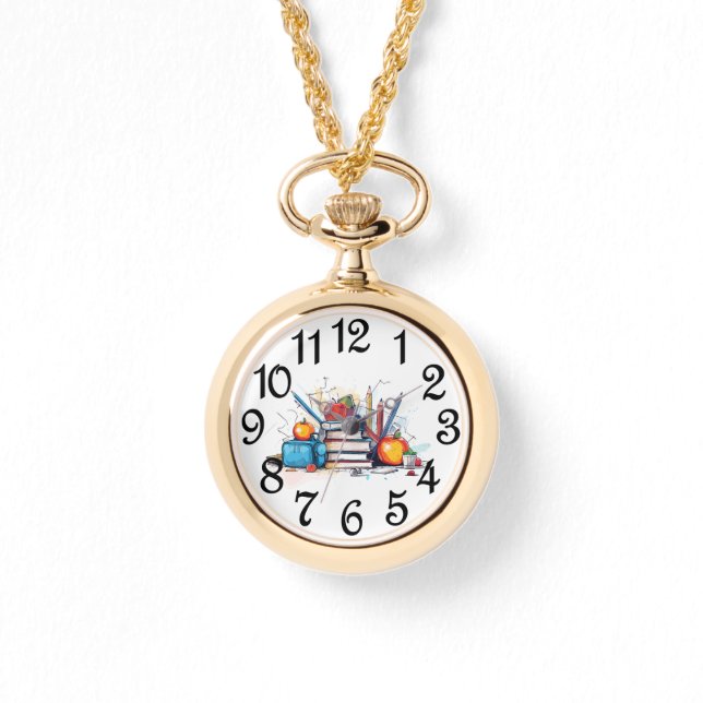 Relógio De Volta À Escola (Frente)