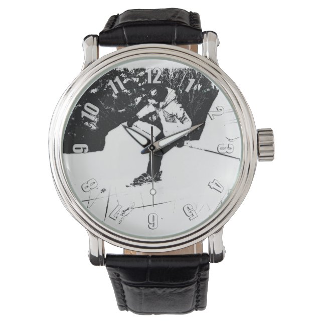 Relógio Descida Skier - Esqui Vamos! (Frente)