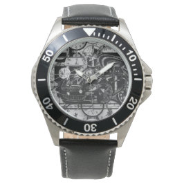 Relógio Desenho de tinta montada - carro esportivo a peça 