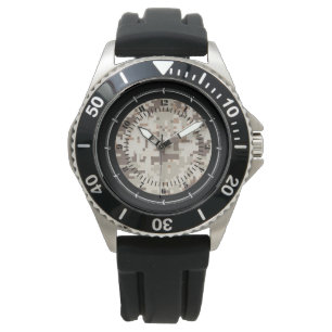 Relógio Desert Style Digital Camouflage Designer Watch