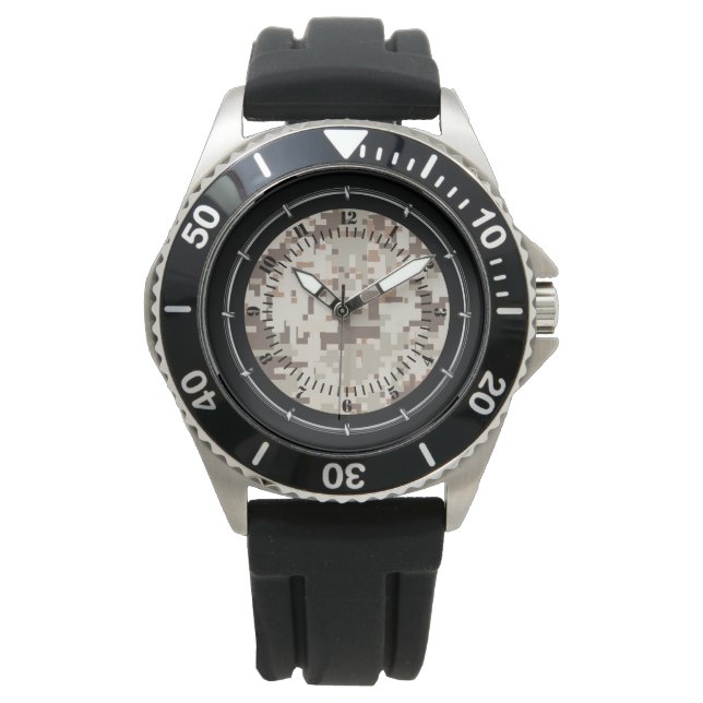 Relógio Desert Style Digital Camouflage Designer Watch (Frente)