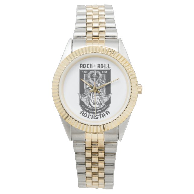 Relógio Design de Guitar Rock (Frente)