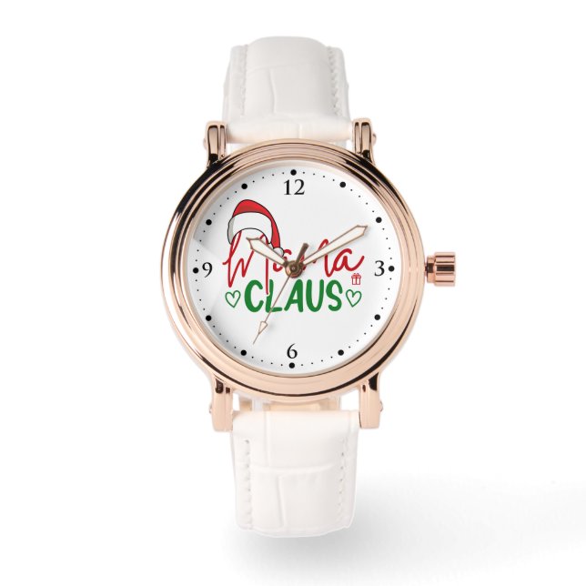Relógio Design de Natal Mama Claus-60094 (Frente)