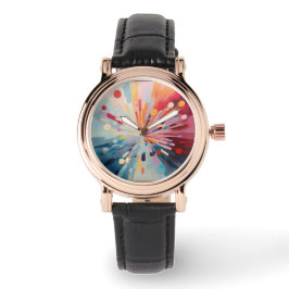 Relógio design de tinta