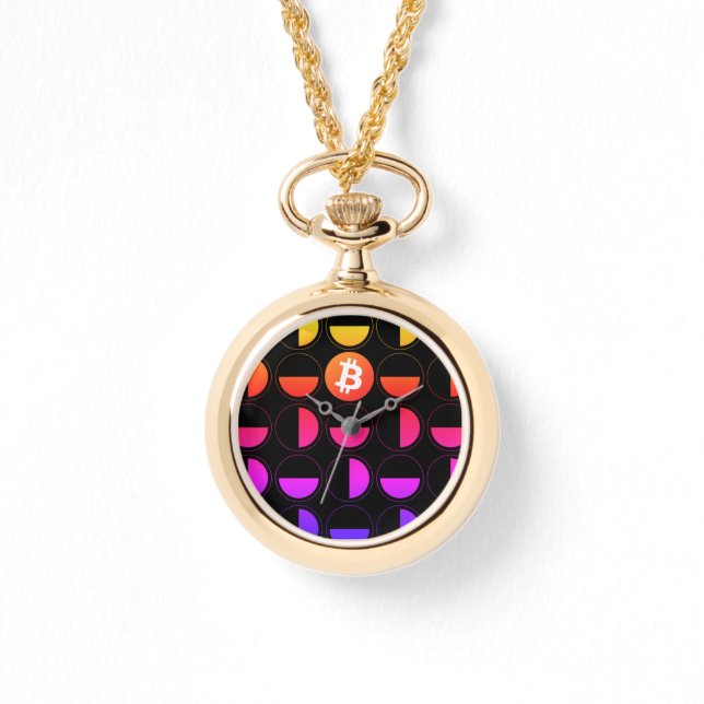 Relógio Designer de Bitmoeda (Frente)