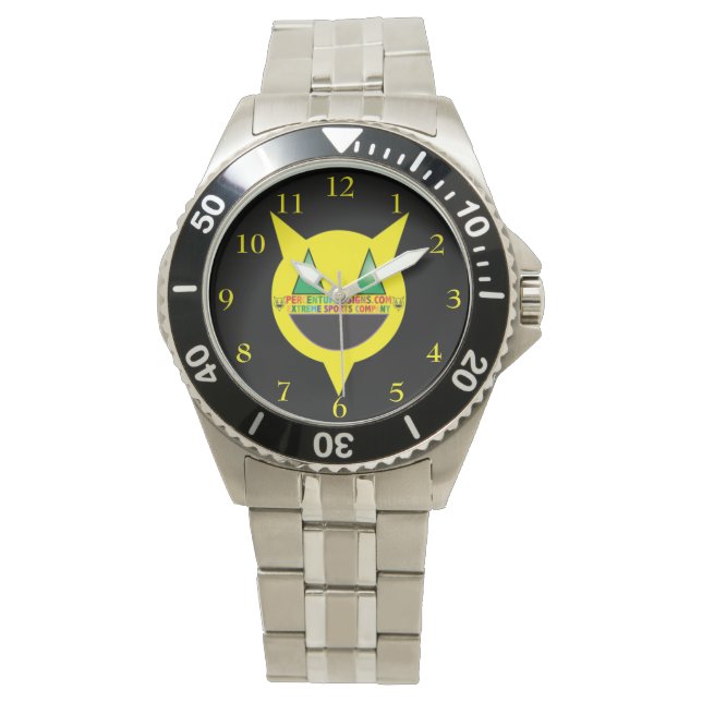 Relógio DESIGNS PERCENTUAIS Stainless Steel Watch (Frente)