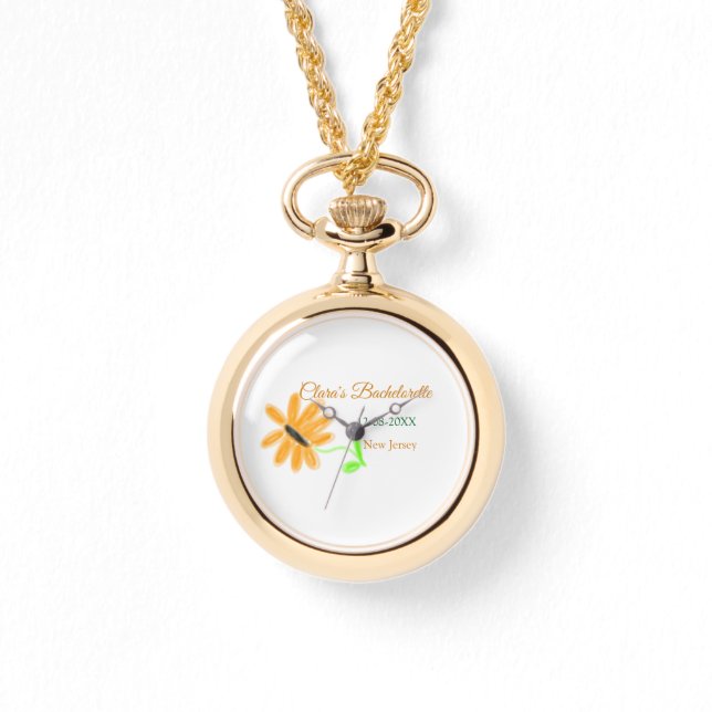 Relógio Despedida de solteira adicionar nome data local gi (Frente)