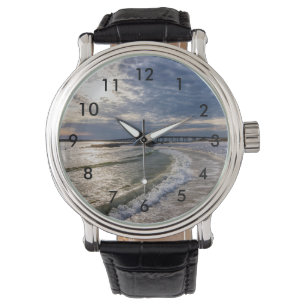Relógio Destin Florida Evening Waves Wrist Watch