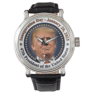 Relógio Dia da Inauguração do Presidente Trump 20 de janei