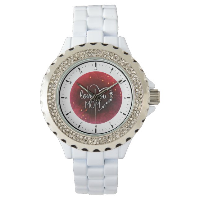 Relógio Dia das Mães | Eu Te Amo Mãe | eWatch (Frente)