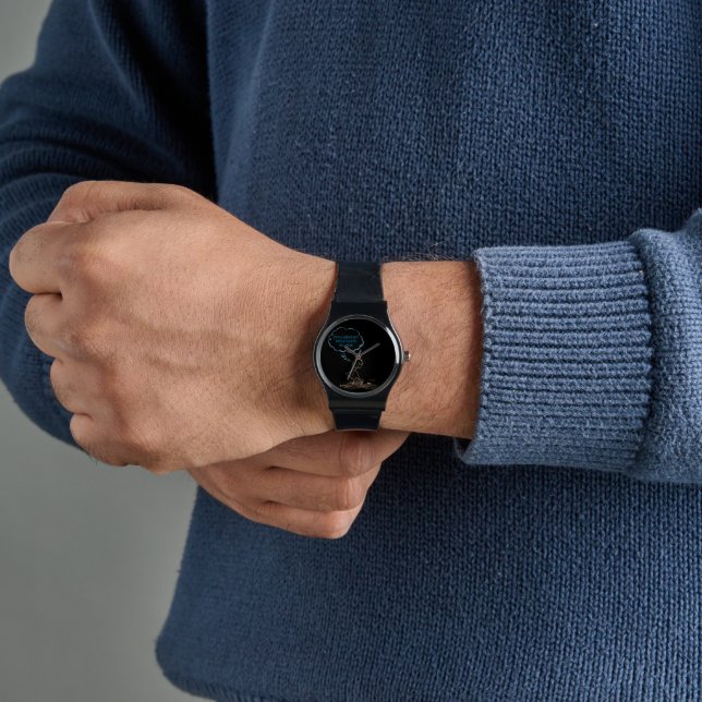 Relógio Dia do excelente para Brincar com a Madeira Watch  (Mão)