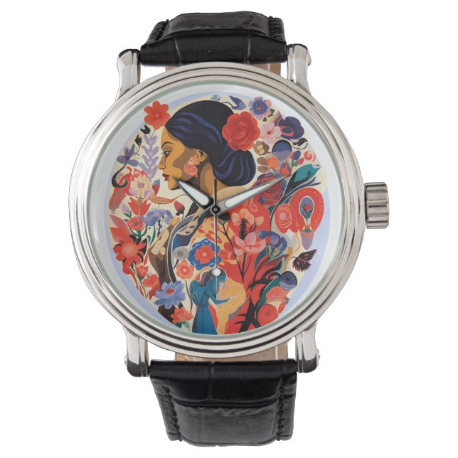 Relógio Dia Internacional da Mulher (Frente)