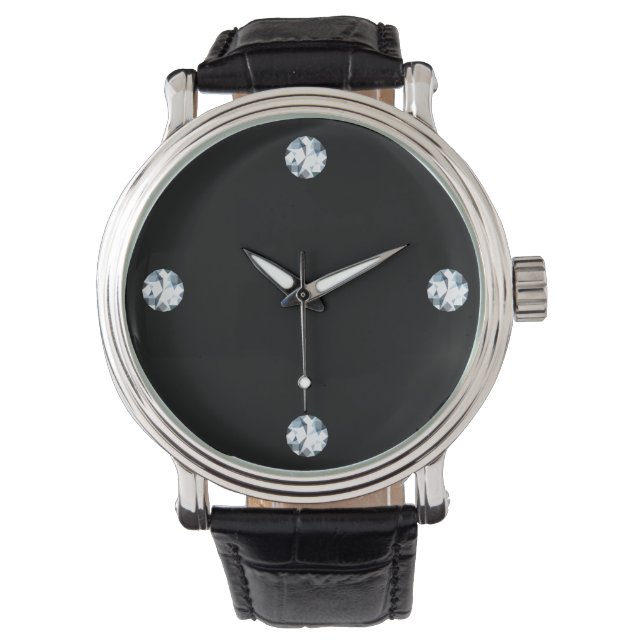 Relógio Diamond Watch Faux Diamond Look (Frente)