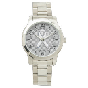 Relógio Discagem de Impressão de carbono branco para sensi