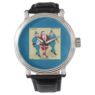 Relógio Divertido Police Navidad Natal