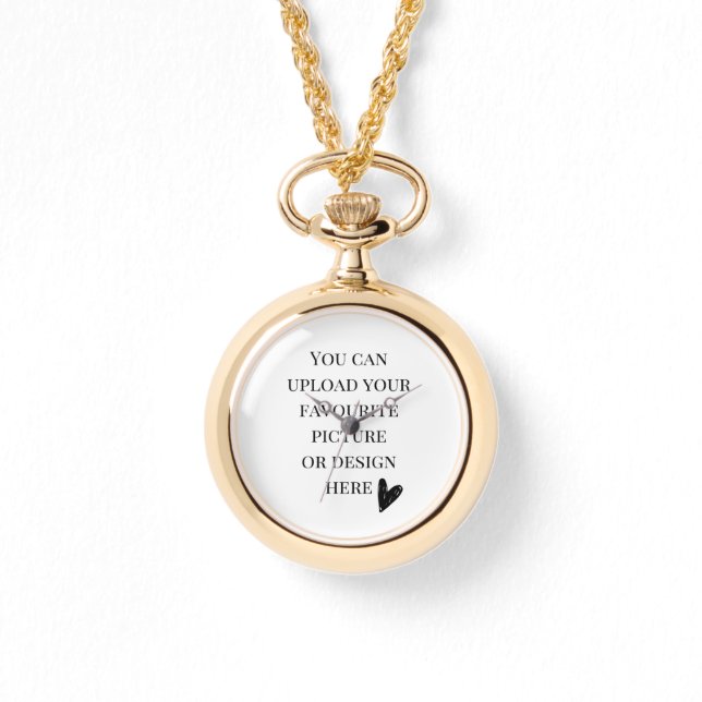 Relógio DIY, Dourado enrolamento feminino (Frente)