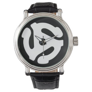 relógio do adaptador de gravação de 45 rpm