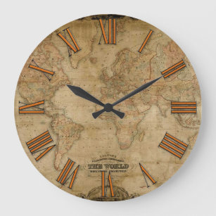 Relógio do Designer de Histórico de Vintagens do M