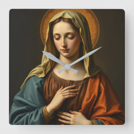 Relógio do estilo Virgem Maria Renascentista