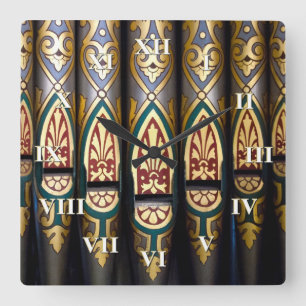 Relógio do órgão - numeração romana