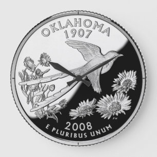 Relógio do Quarto Estado de Faux Oklahoma