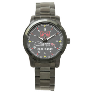 Relógio Dodge Charger RT Stainless Steel Quartz Watch