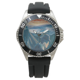 Relógio Doente no Sunset, Desespero (por Edvard Munch)