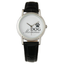 Dog Momma Watch with Paw Print