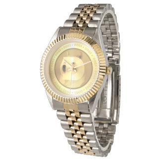 Relógio DOGG dogecoin : Dourado Vazio Watch