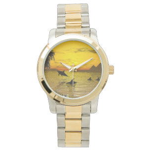 Relógio Dolphin Sunset Two Tone Watch