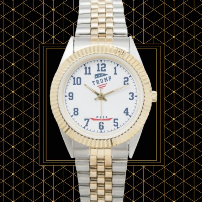 Relógio Donald Trump president make America great again (Criador carregado)
