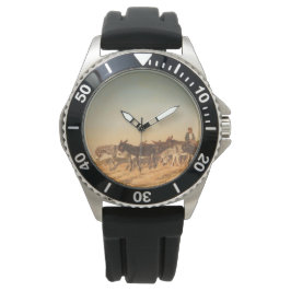 Relógio Donkeys no Sul de França (por Eugène Burnand)