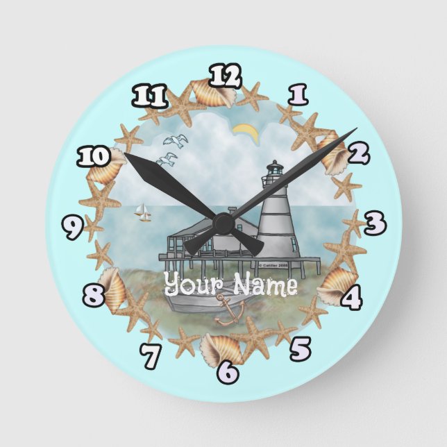 Relógio dos Faróis da Louisiana (Frente)