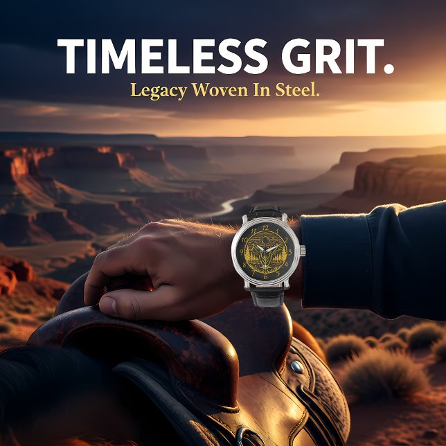 Relógio Dourada Buffalo é maioritariamente na cena natural (Criador carregado)