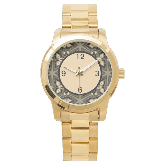 Relógio Dourada Tribal Wrist Watch (Frente)