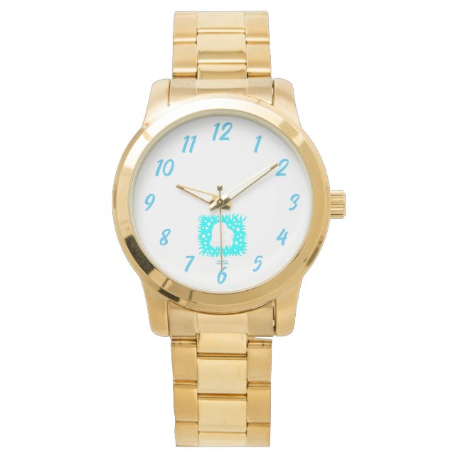 Relógio Dourado de pulseiras de inverno (Frente)