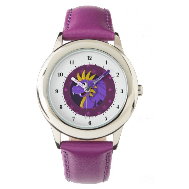 Relógio Dragão roxo (Frente)