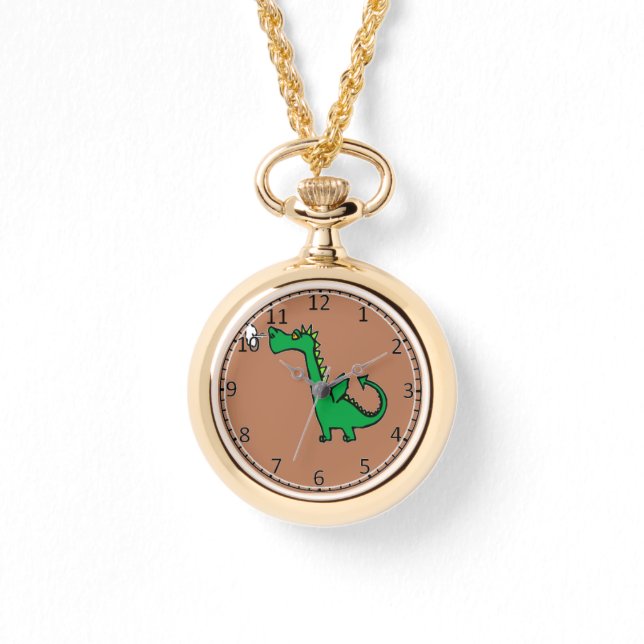 Relógio Dragão verde para respirar ar (Frente)