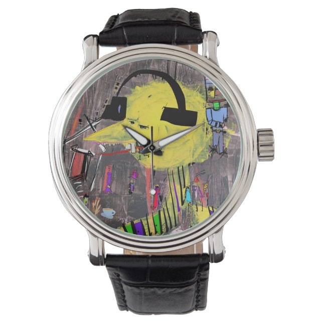 Relógio DUDE WITH FONES DE OUVIDO watch (Frente)