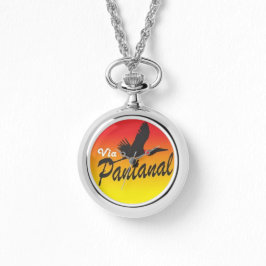 Relógio e colar Via Pantanal