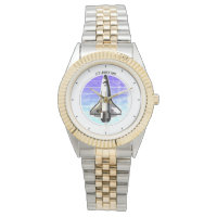 É Iniciar o Time Space Shuttle Discovery Moonrise