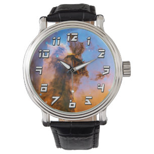 Relógio Eagle Nebula Stellar Spire Foto do Espaço do Hubbl